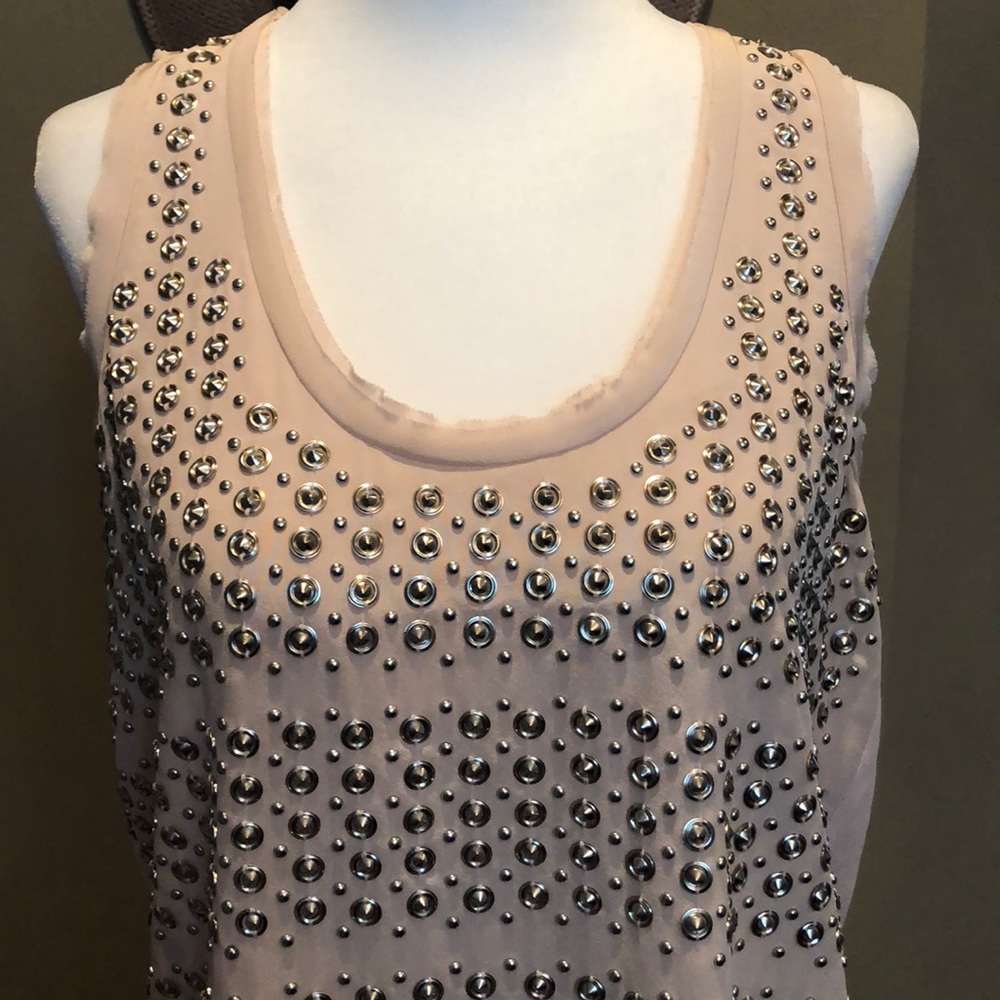 Rebecca Taylor metal embellished top